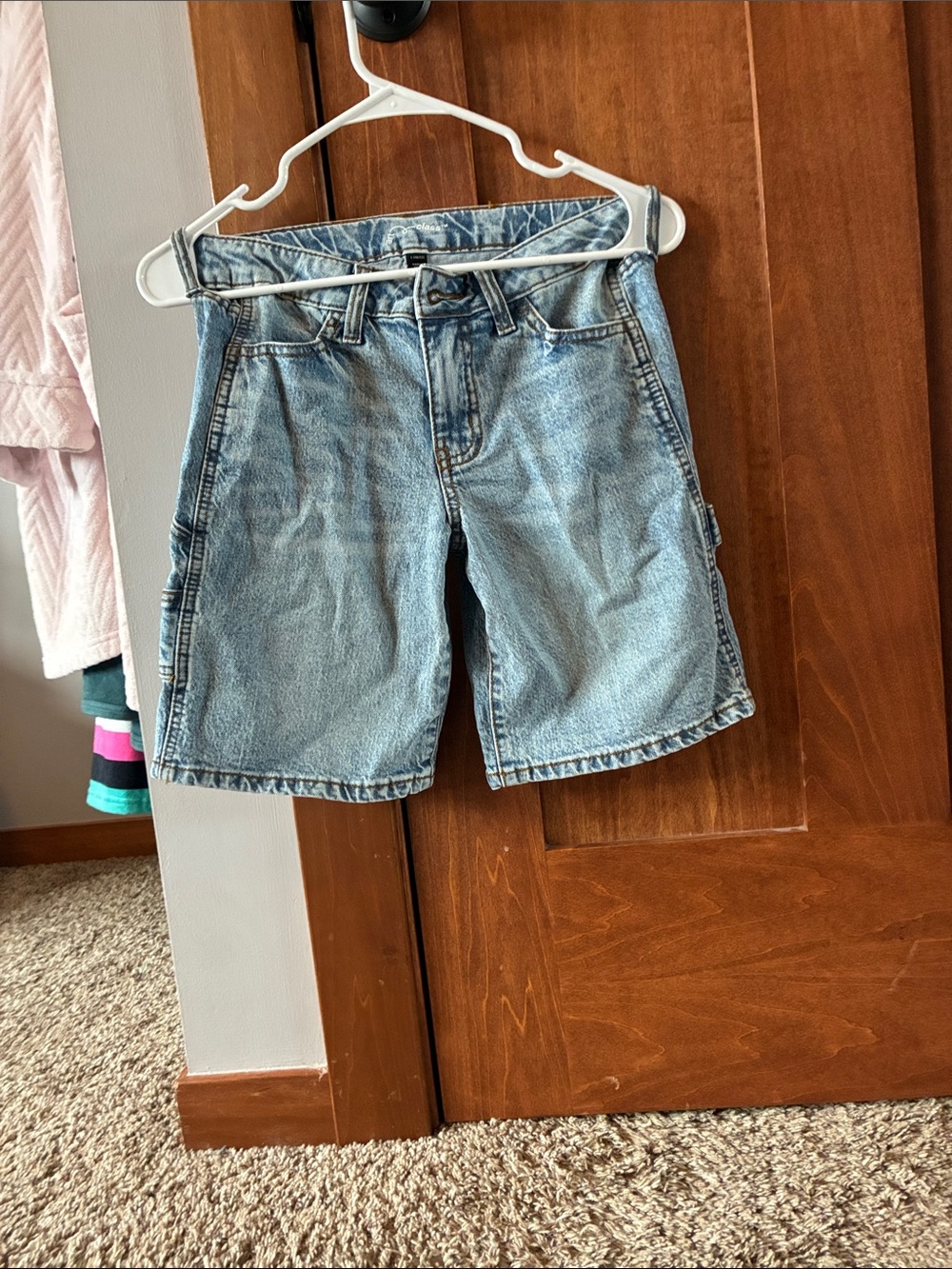 art class Light Blue Denim Kids Shorts Jeans